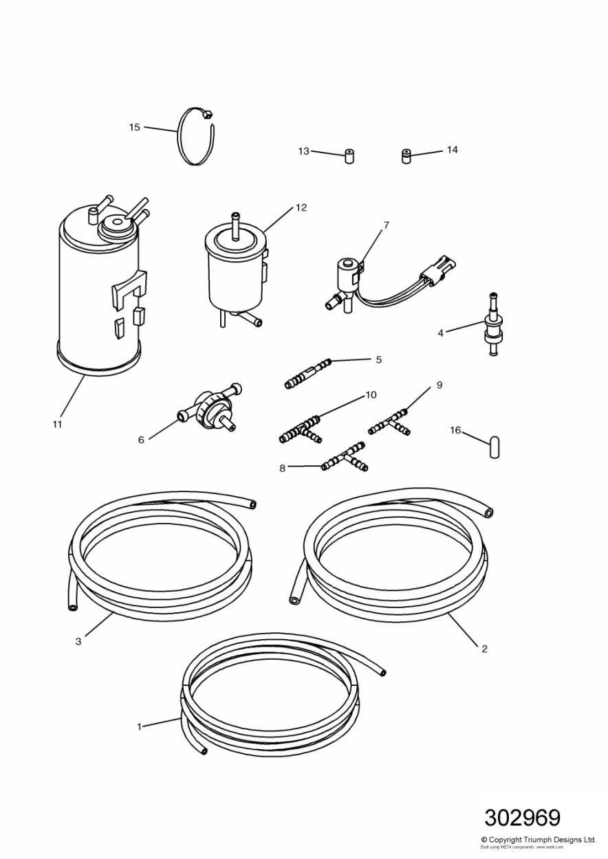 EQUIPEMENT DE CONTROLE DES PERTES PAR EVAPORATION MODELES USA CA UNIQUEMENT POUR SPRINT 900 1992