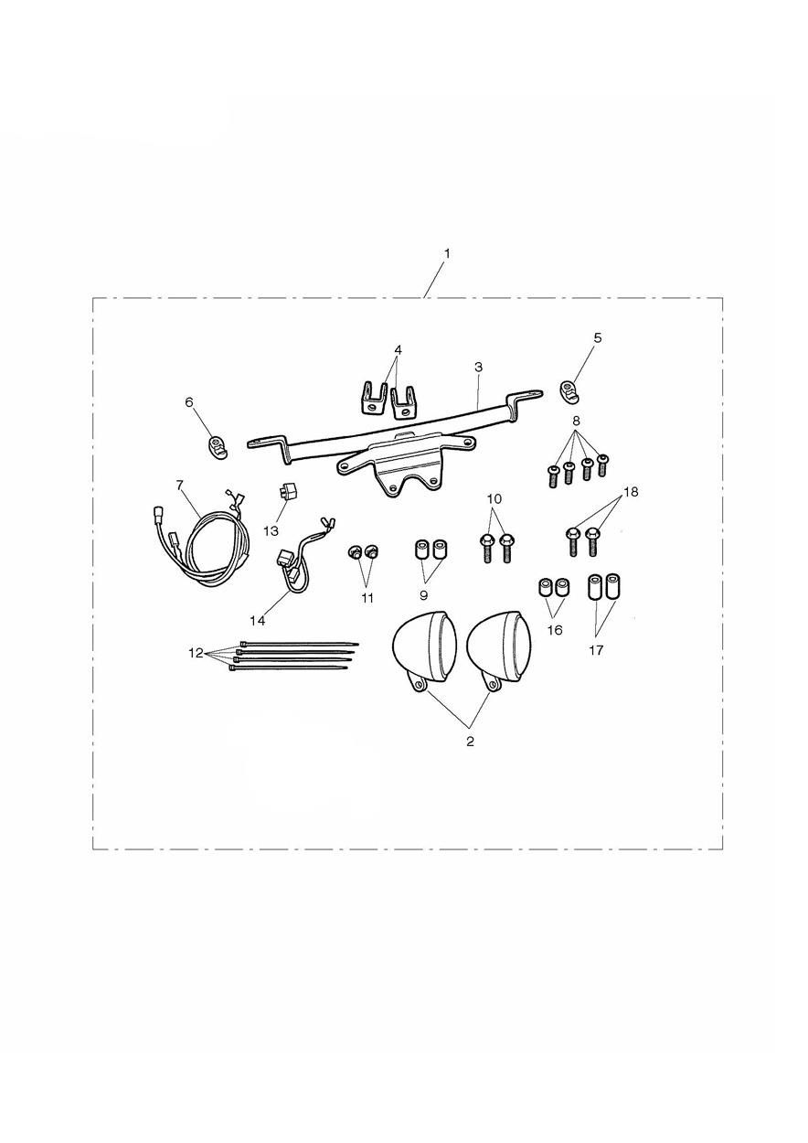 KIT DE PHARES ANTIBROUILLARD POUR THUNDERBIRD 2010