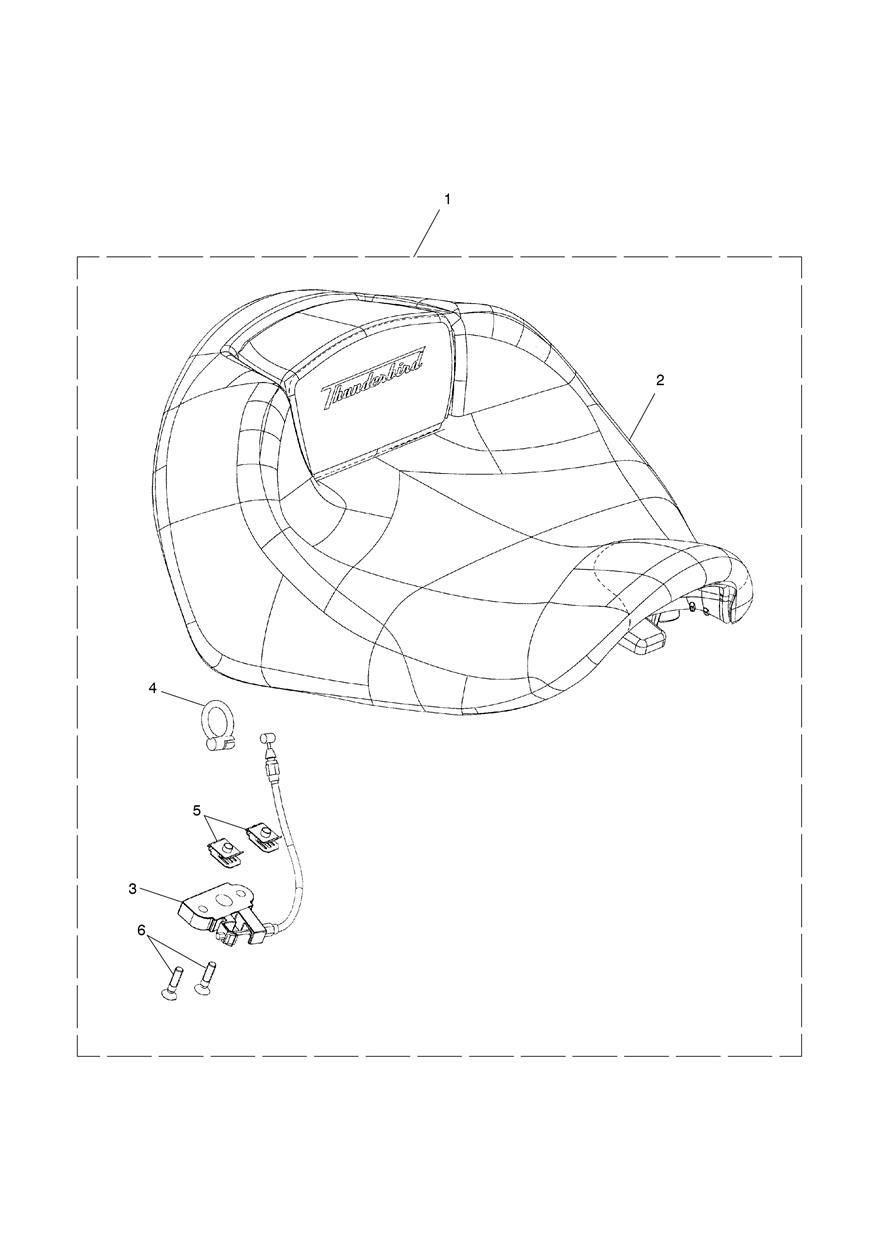 SIEGE DU CONDUCTEUR CONFORT POUR THUNDERBIRD COMMANDER ABS 2014