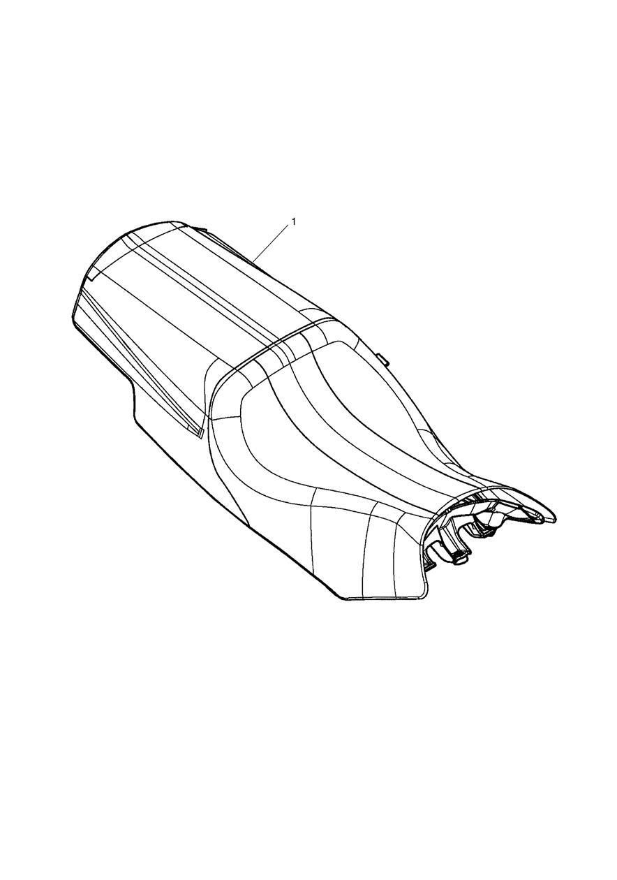 ENSEMBLE DE SIEGE GEL POUR SPRINT GT ABS A1 2010