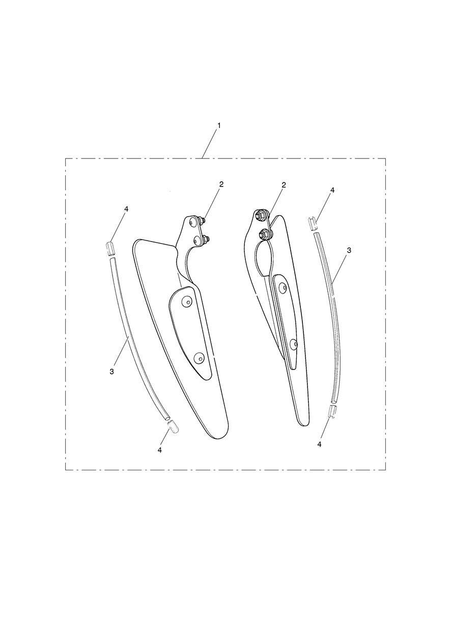 KIT DE DEFLECTEURS D AIR POUR THUNDERBIRD LT ABS 2014