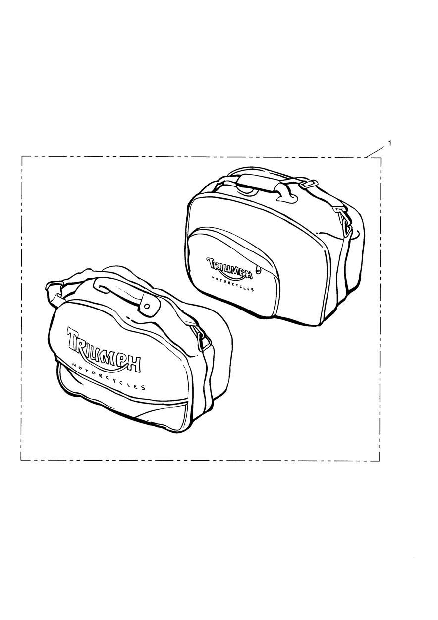 SAC INTERIEUR SACOCHE POUR SPRINT ST 1050CCM 2005