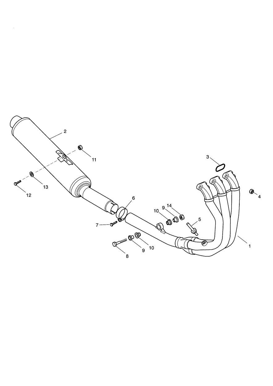 ECHAPPEMENT POUR SPEED TRIPLE SGL 2002