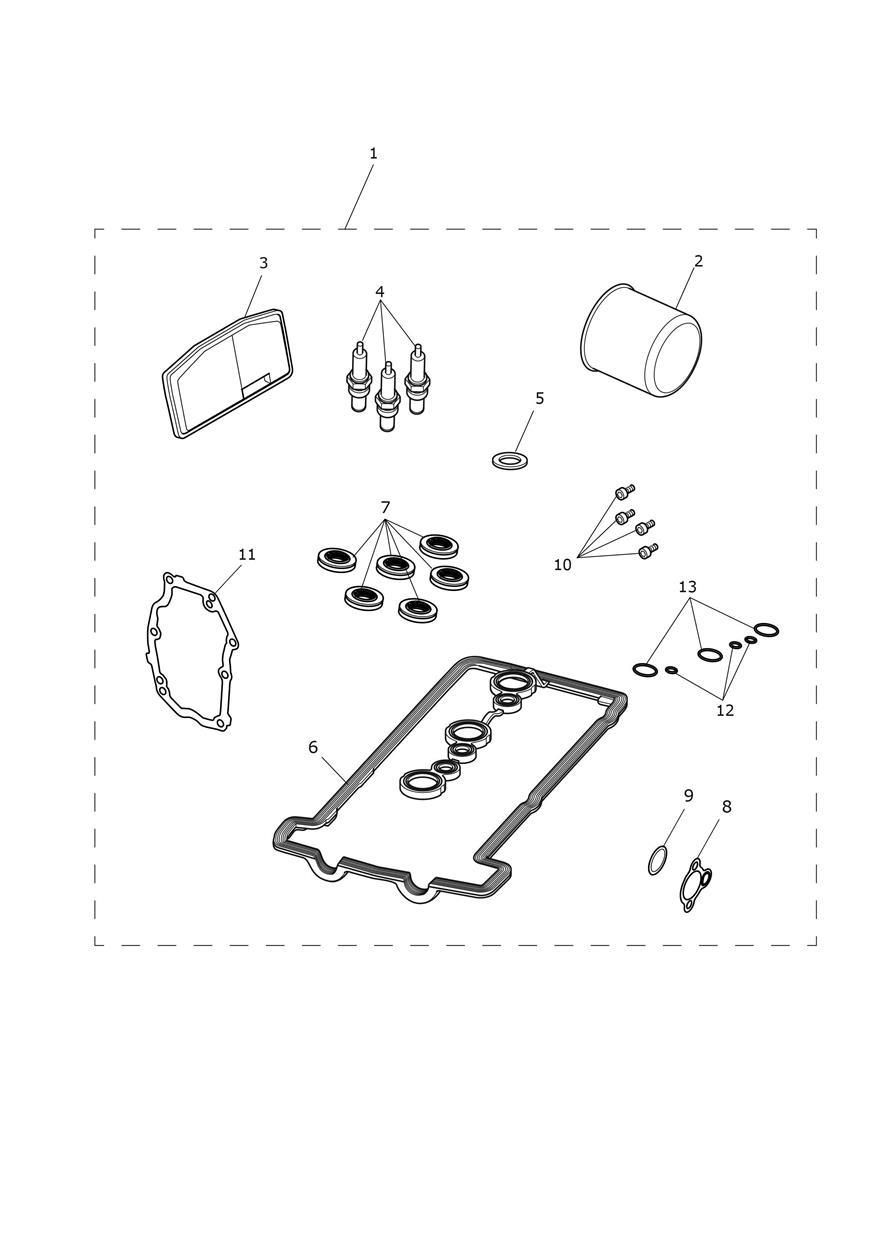 KIT DE SERVICE MOTEUR POUR STREET TRIPLE MOTO2 TM EDITION 2023