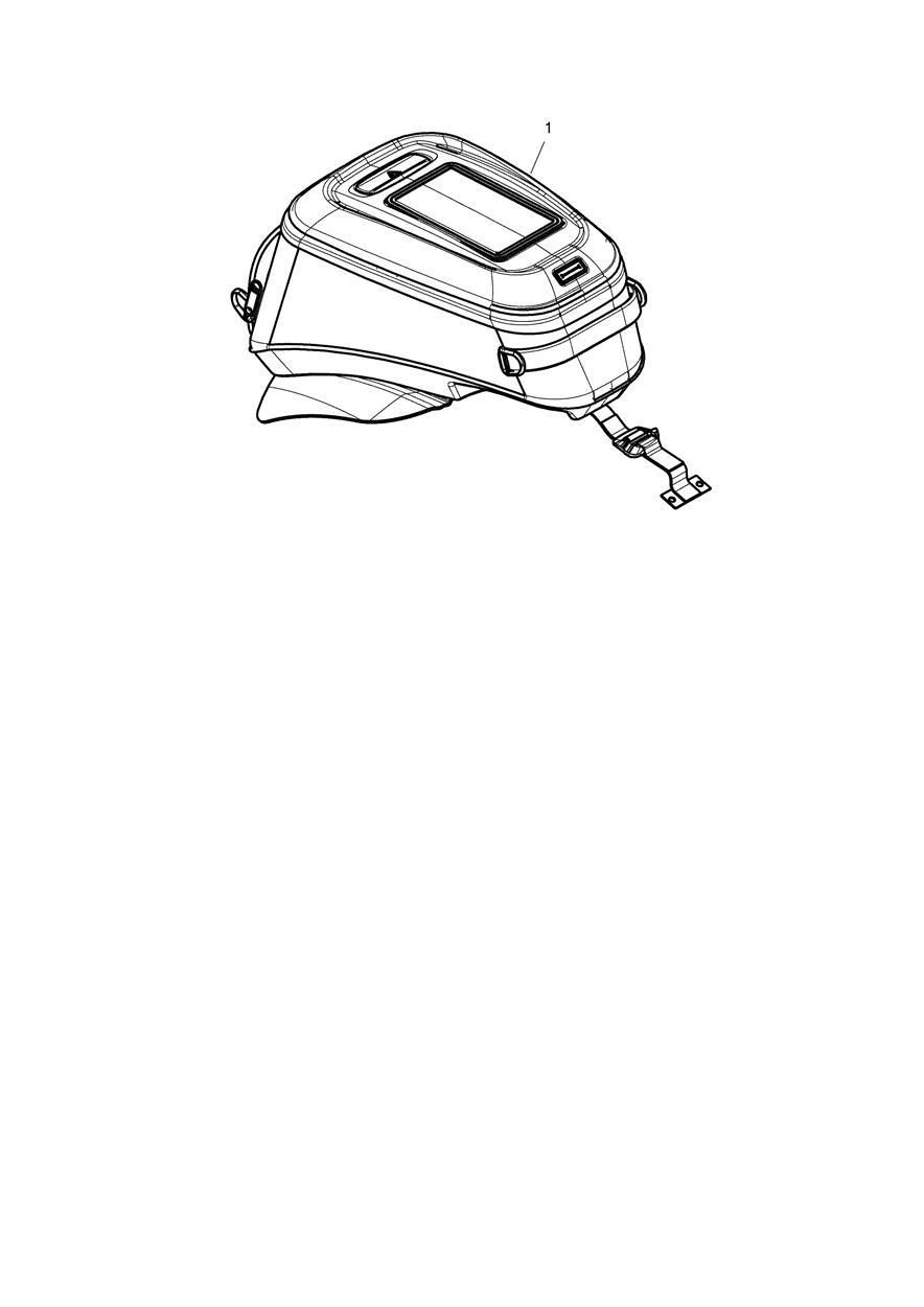 SAC DE RESERVOIR MAGNETIQUE SPORT POUR ROCKET 3 GT 2020