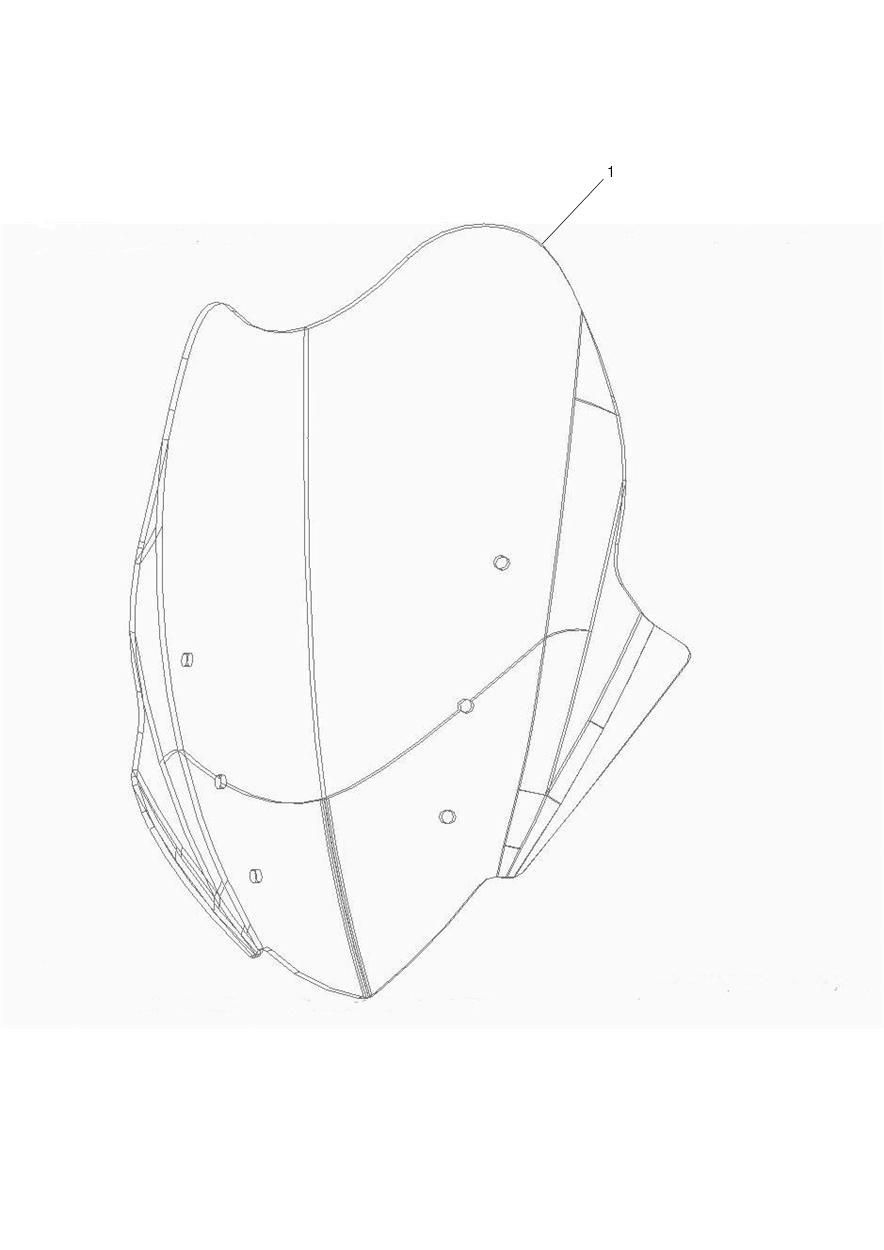BULLE HAUTE TOURING QUANTUM POUR TROPHY A1 2013