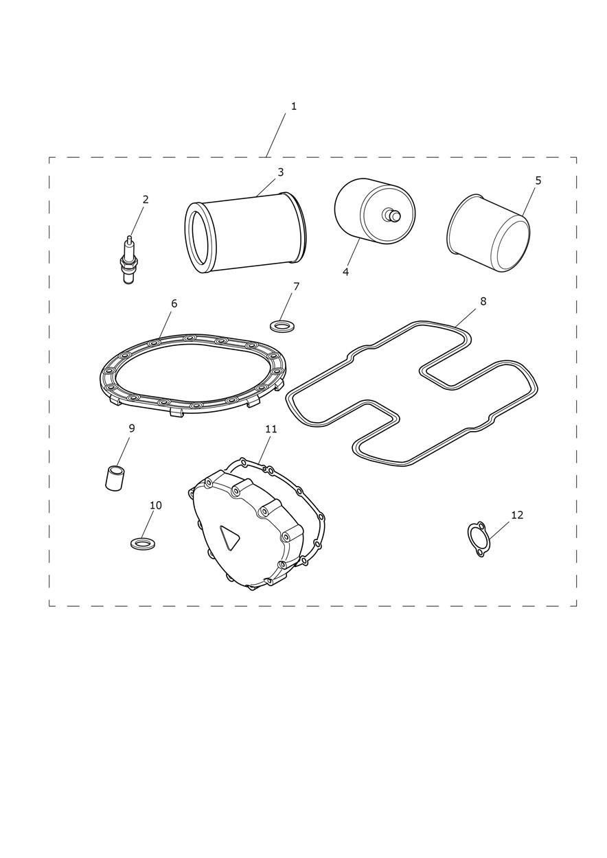 KIT DE SERVICE ENG POUR AMERICA A1 2010