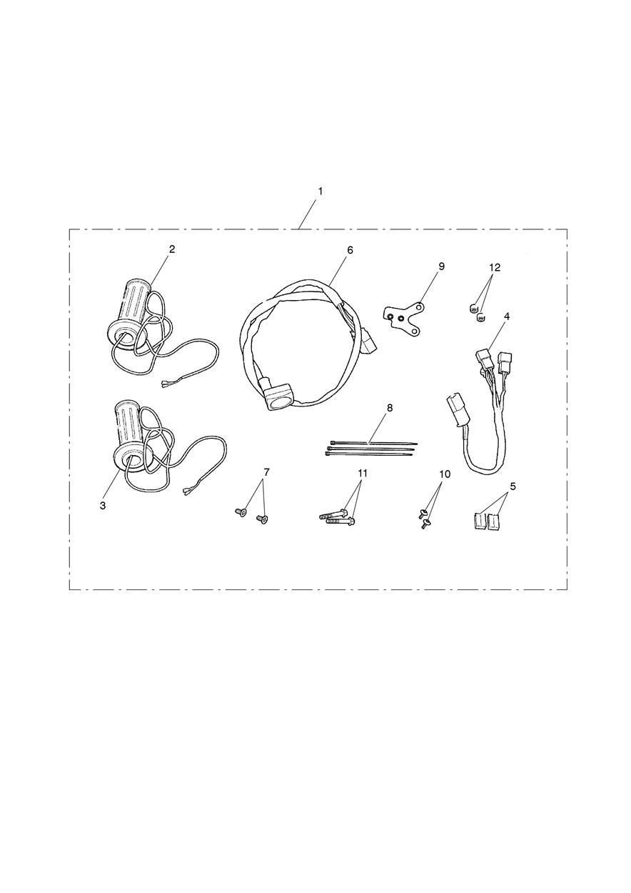 KIT DE POIGNEES CHAUFFANTES POUR THUNDERBIRD COMMANDER ABS 2014