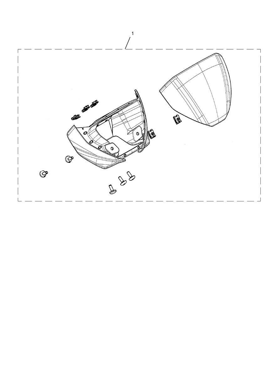 KIT PARE VENT POUR TRIDENT 2025