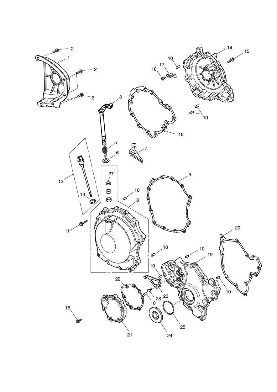 CARTER MOTEUR POUR TIGER 1050 ABS SE 2009