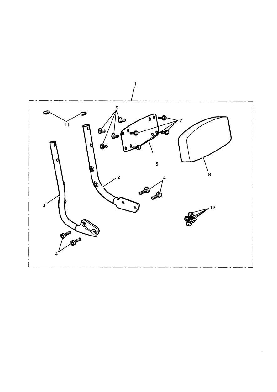 KIT DE DOSSIER PASSAGER MK 3 POUR THUNDERBIRD 1995