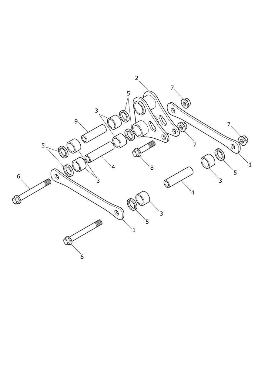 BIELLETTE DE SUSPENSION ARRIERE POUR STREET TRIPLE MOTO2 TM EDITION 2023