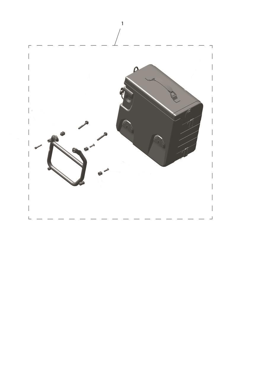 KIT DE SACOCHE ROBUSTE COTE GAUCHE POUR SCRAMBLER 400 X 2024