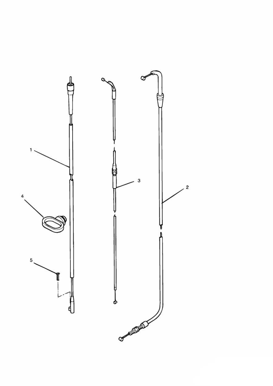 CABLES DE COMMANDE POUR DAYTONA 1000 1991