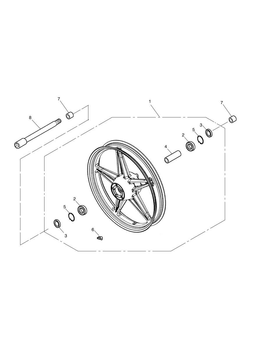 ROUE AVANT 469051 POUR SPEEDMASTER A1 2010