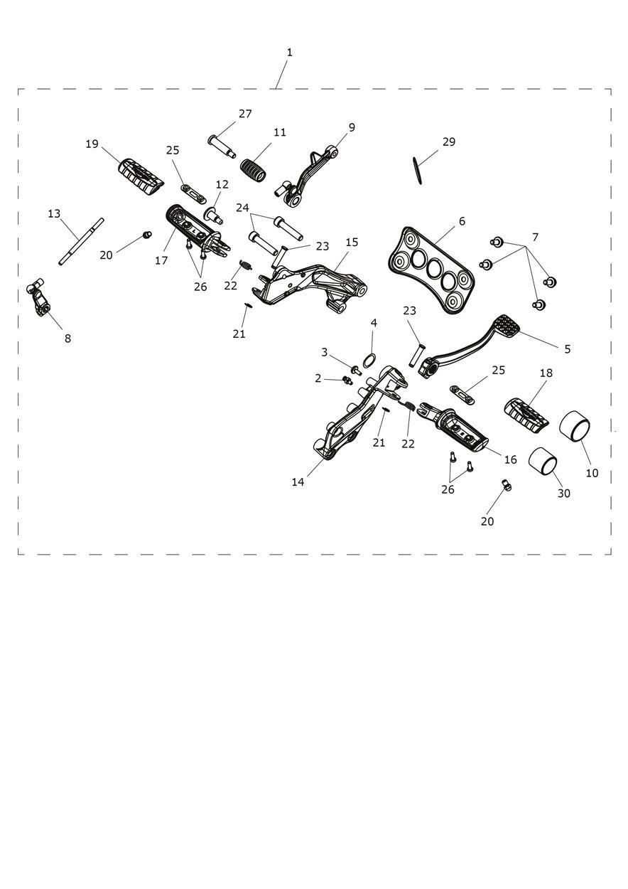 KIT DE COMMANDES INTERMEDIAIRES POUR BONNEVILLE SPEEDMASTER E5 VB 2025