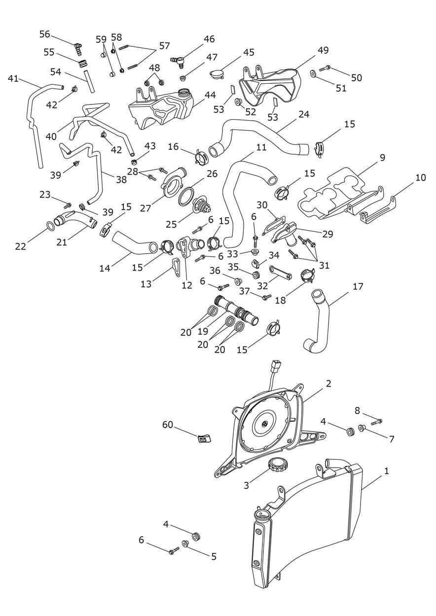 SYSTEME DE REFROIDISSEMENT POUR STREET TRIPLE R LRH 2018