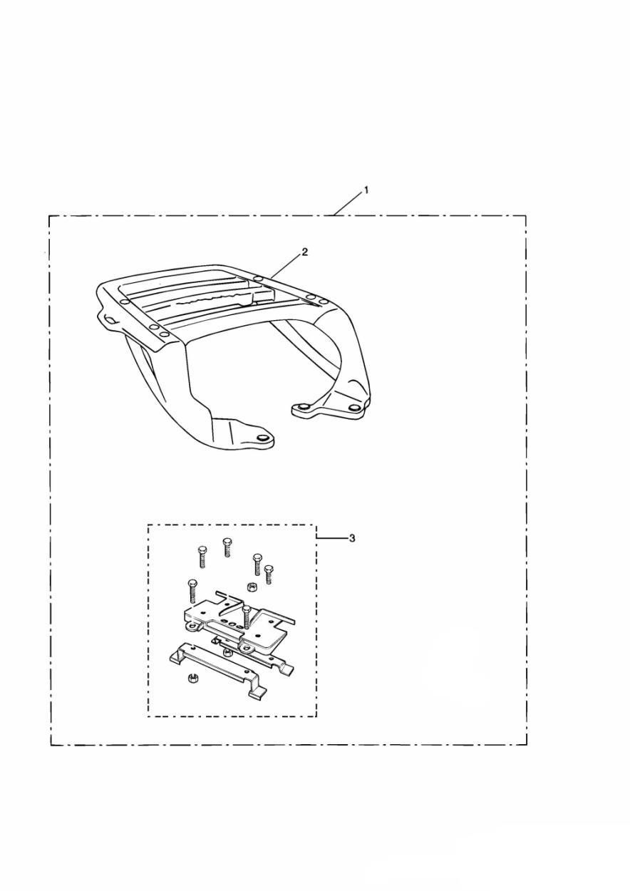 KIT DE PORTE BAGAGES SUPERIEUR POUR SPRINT ST 1999