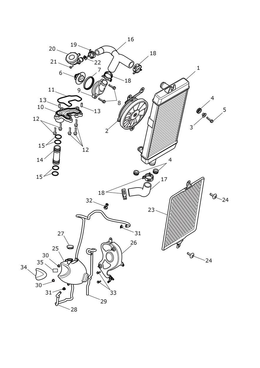 SYSTEME DE REFROIDISSEMENT POUR SPEED TWIN 2019