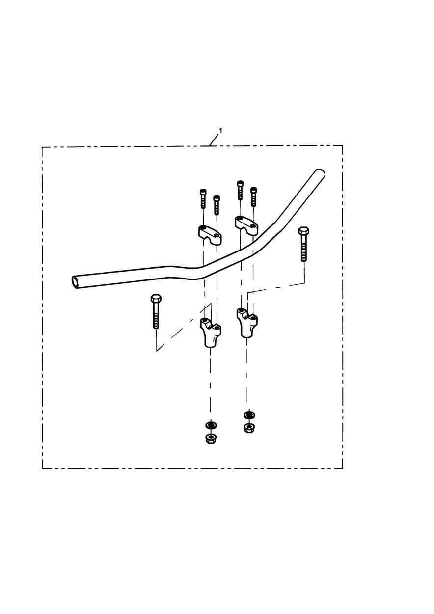 KIT DE GUIDON SURDIMENSIONNE POUR SPEED TRIPLE 1050CCM 2005