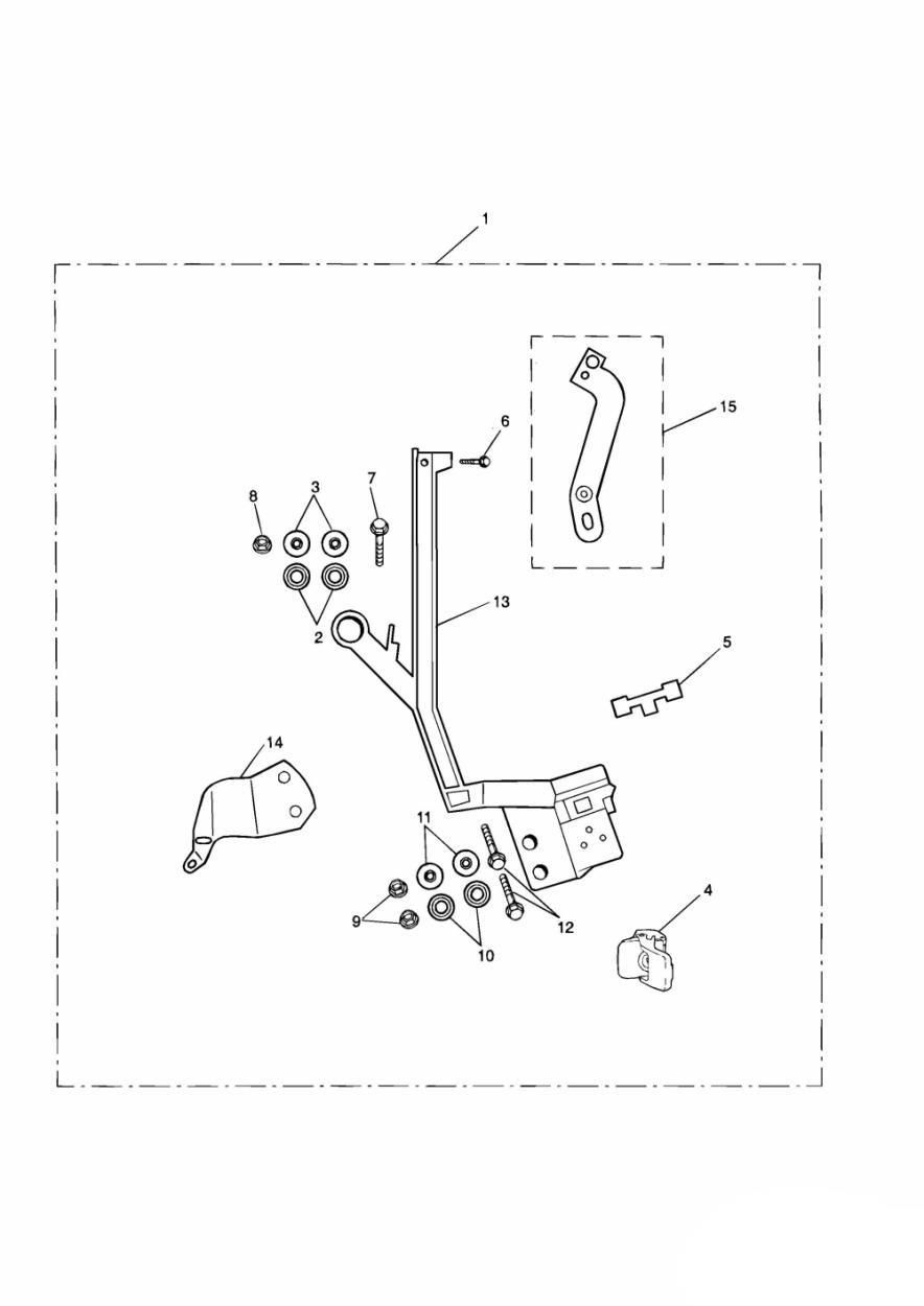 RAIL DE SACOCHE GAUCHE SOUS ENSEMBLE POUR SPRINT ST 1999