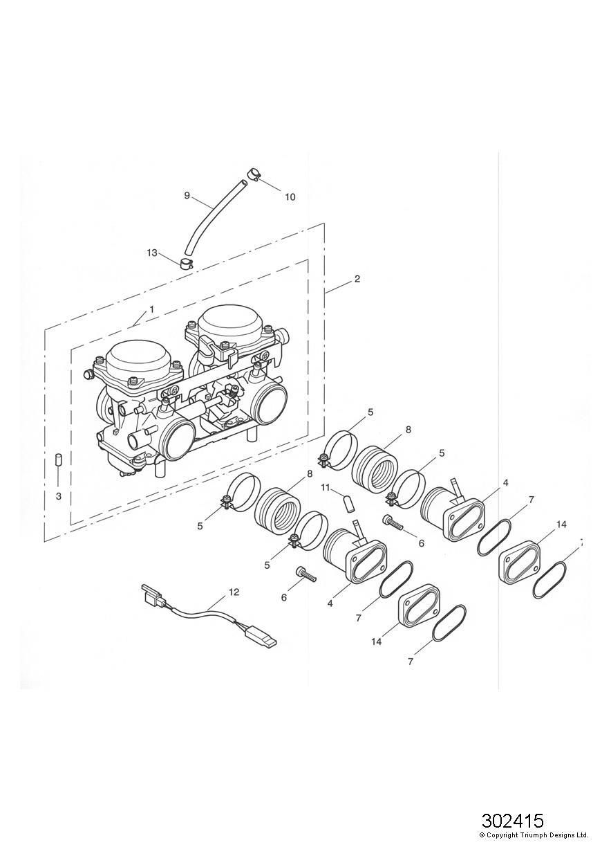 CARBURATEURS POUR SPEEDMASTER 2003