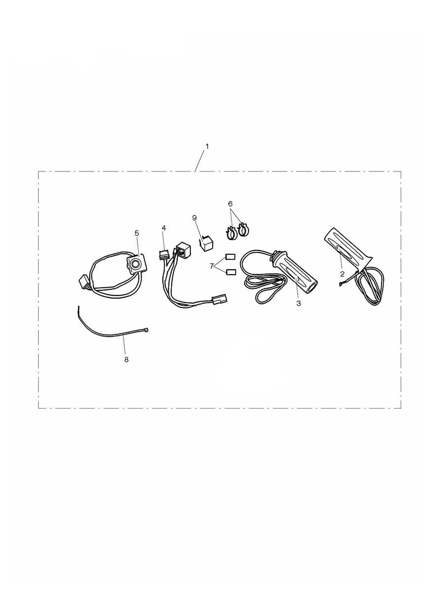 KIT DE POIGNEES CHAUFFANTES POUR ROCKET III TOURING 2008