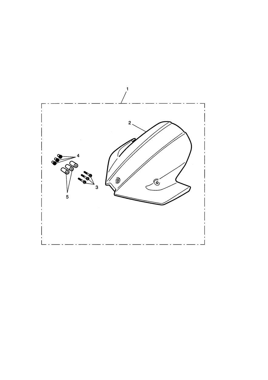 KIT DE VISIERE DE PARE BRISE 480781 POUR STREET TRIPLE SPECIAL 2008