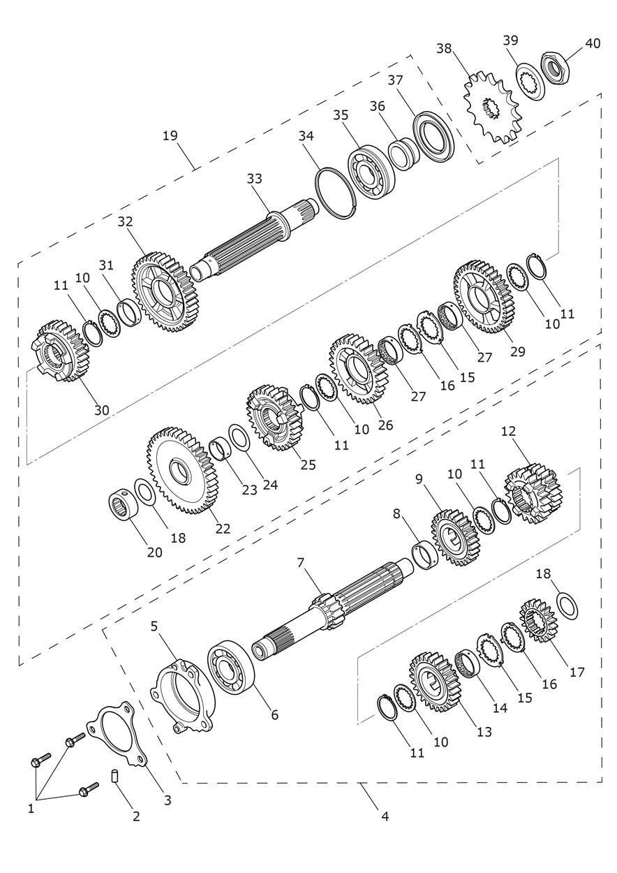 TRANSMISSION POUR DAYTONA 660 LAMS 2024