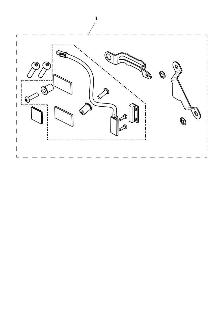 KIT DE MONTAGE POUR ALARME POUR SPEED TWIN 900 2023