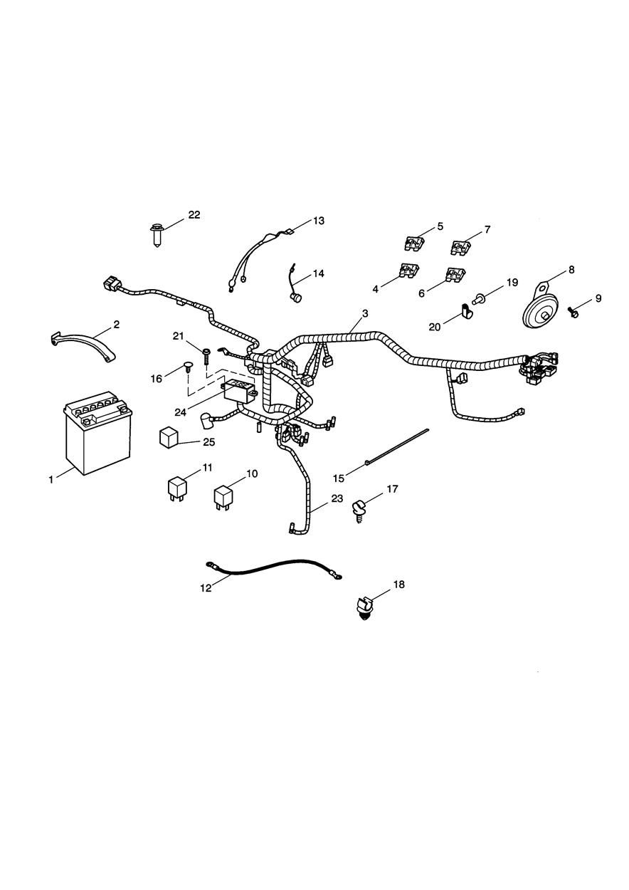 EQUIPEMENT ELECTRIQUE BONNEVILLE T100 POUR BONNEVILLE 2001