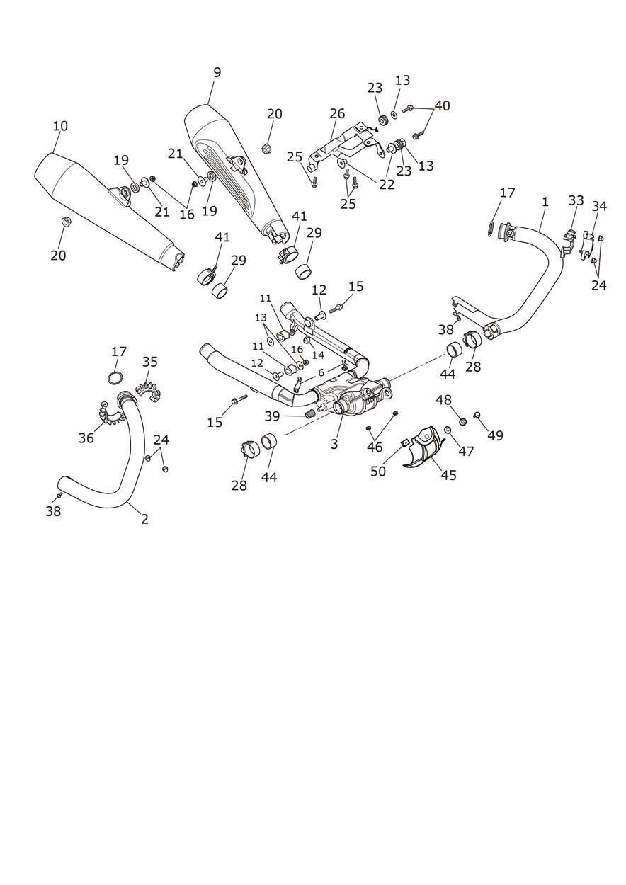 ECHAPPEMENT POUR SPEED TWIN 1200 RS 2025