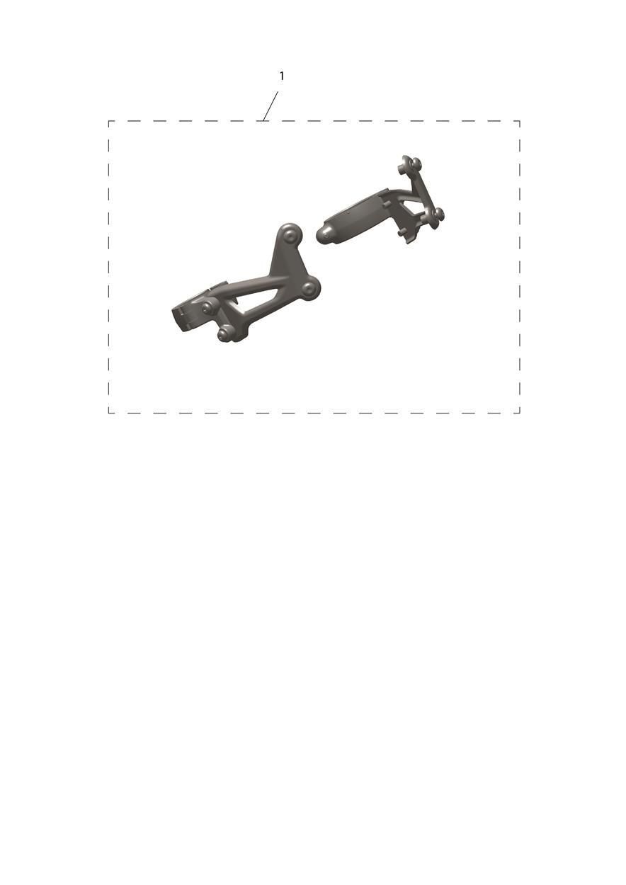 KIT DE FIXATION DE PARE BRISE POUR SPEED TWIN 900 2025