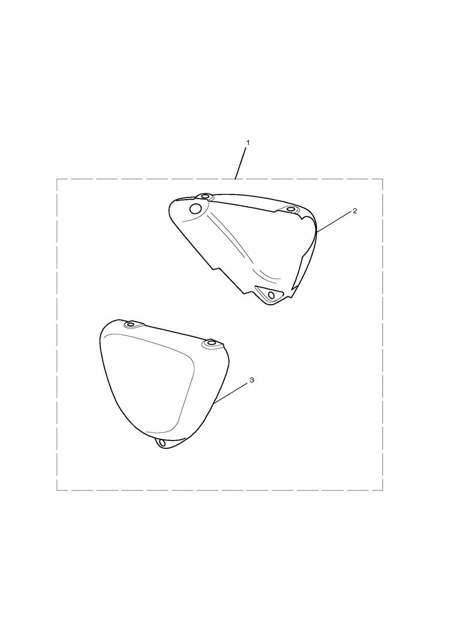 KIT DE PANNEAUX LATERAUX COULEUR POUR BONNEVILLE A1 2009