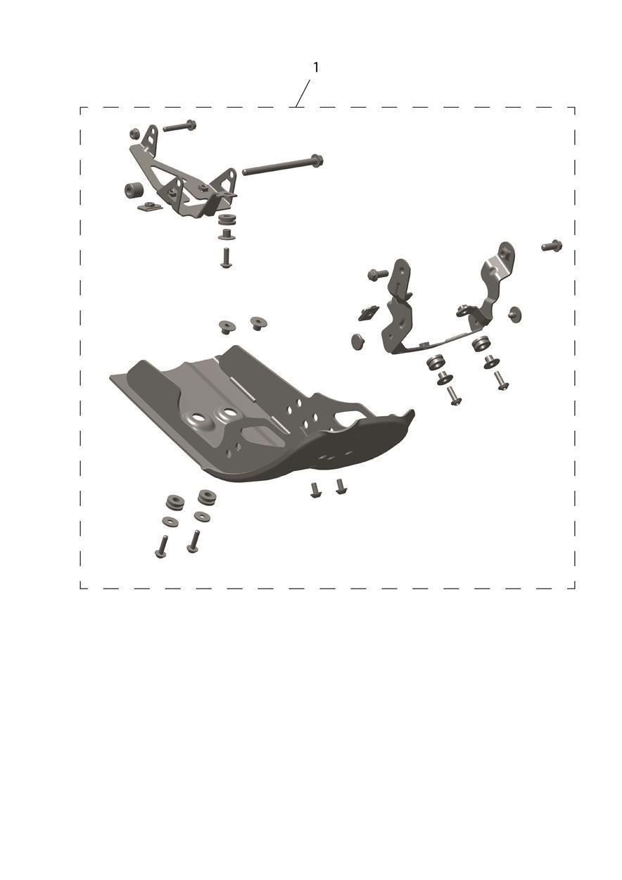 KIT PROTECTION DE CARTER POUR SCRAMBLER 400 X 2024