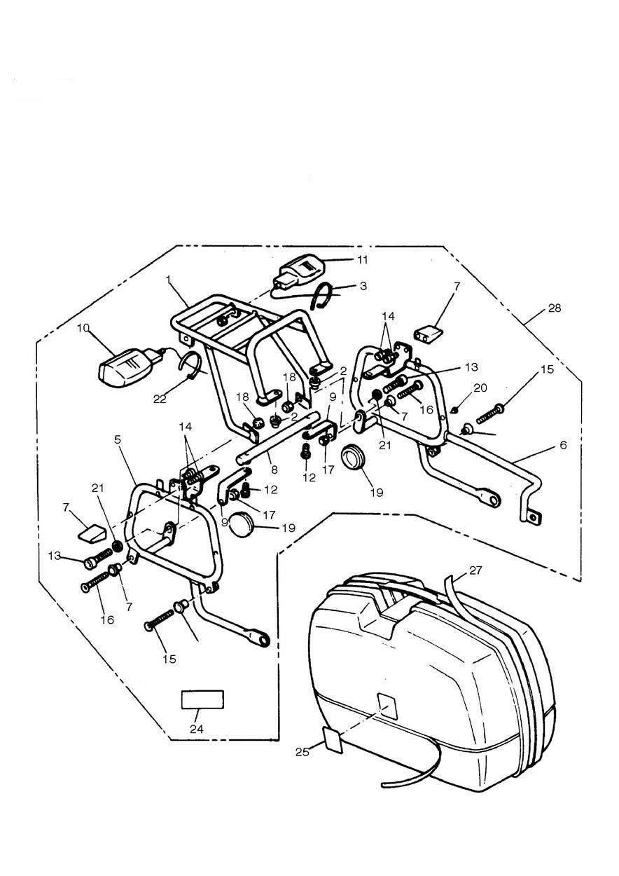 BAGAGES POUR DAYTONA 1000 1991