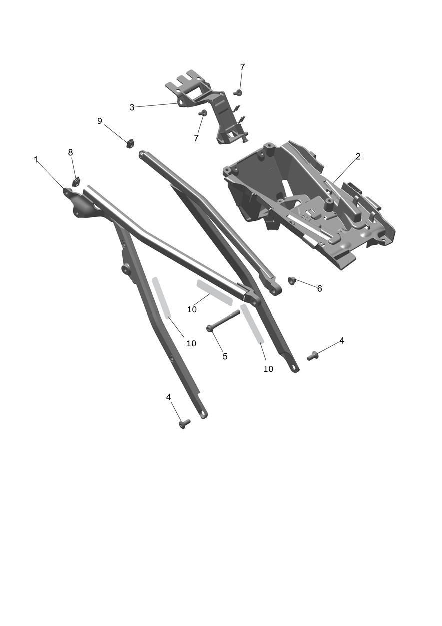BOUCLE ARRIERE POUR TF250 X 2024