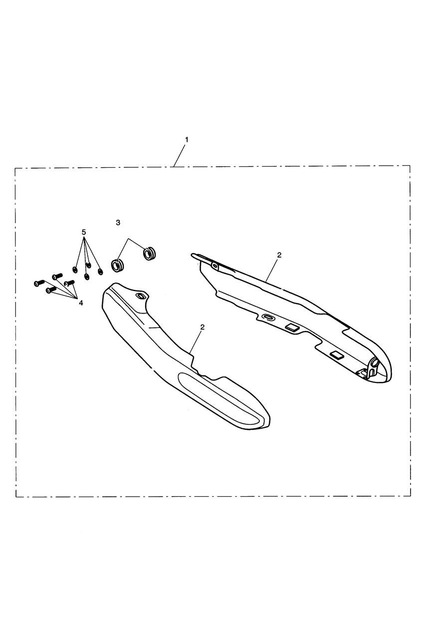 KIT DE COUVERCLE DE PIVOT DE BRAS OSCILLANT CHROME POUR THUNDERBIRD 2010