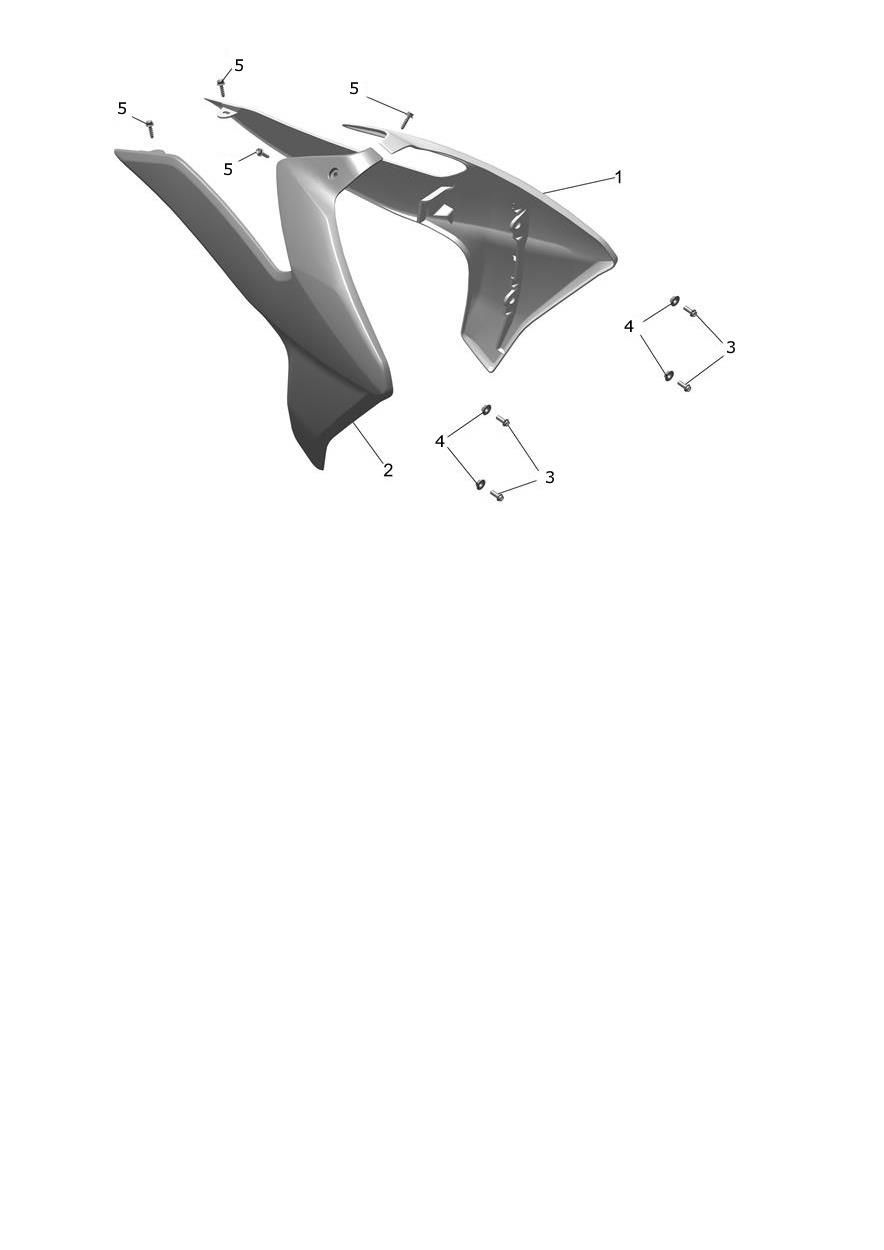 CARENAGES LATERAUX POUR TF250 X 2024