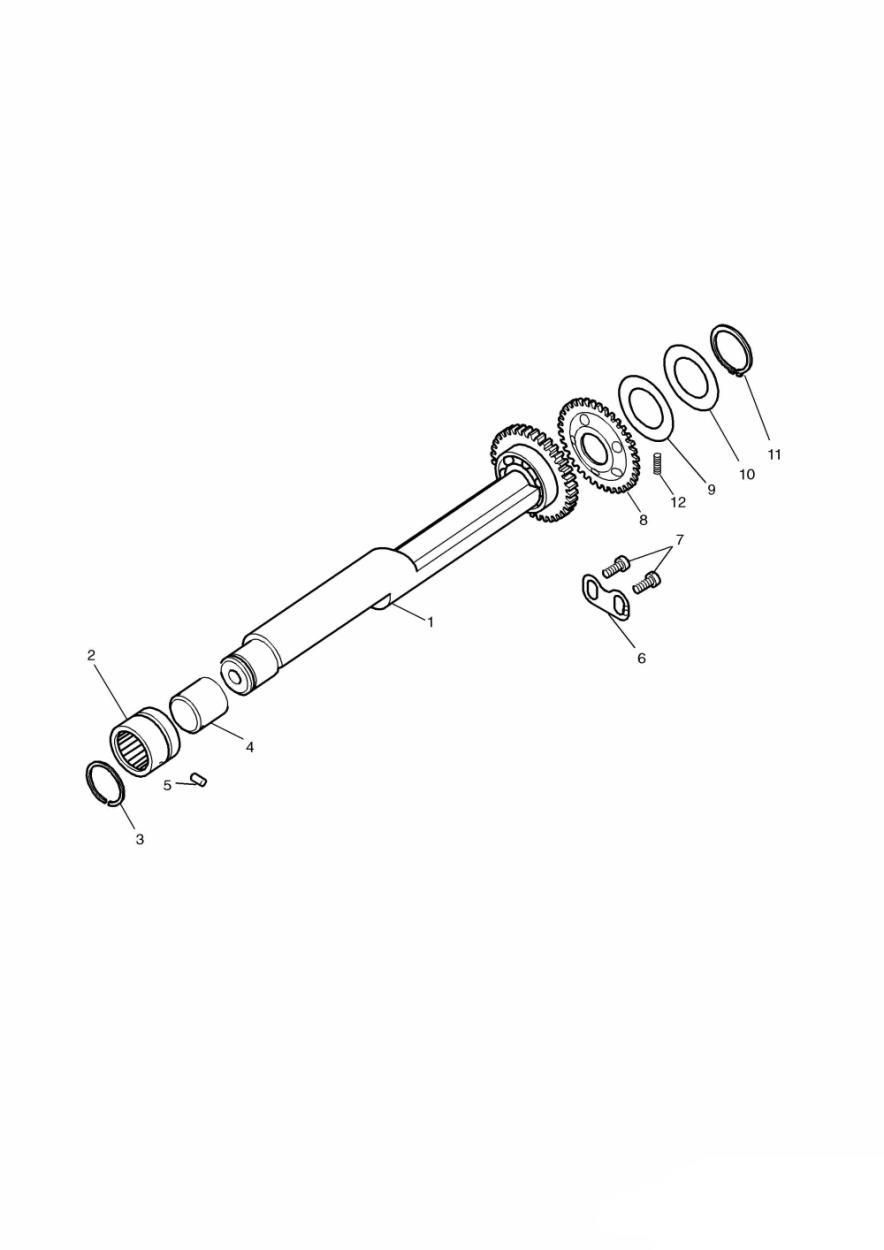 ARBRE D EQUILIBRAGE 3 CYLINDRES POUR DAYTONA 1200 1992