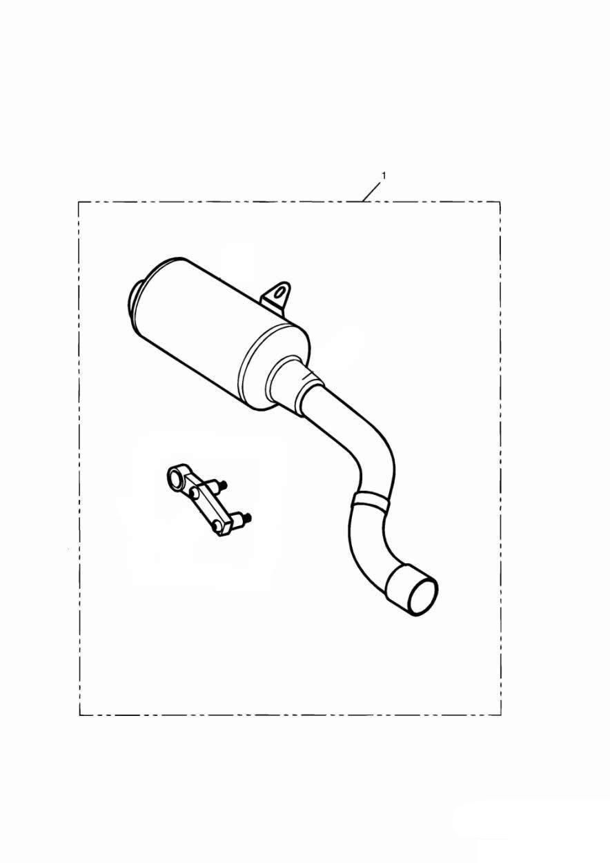 KIT DE SILENCIEUX HAUT NIVEAU TYPE 1E 207555 POUR DAYTONA 955 2002