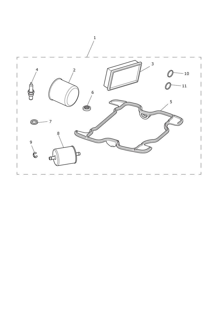 KIT DE SERVICE MOTEUR POUR SCRAMBLER 1200 BOND EDITION 2020