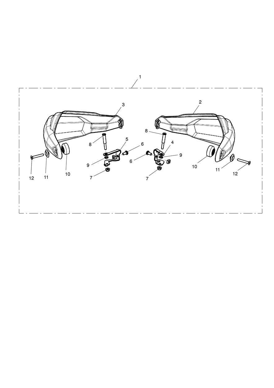 KIT DE PROTECTION POUR MAIN POUR TIGER 1200 XR 2018