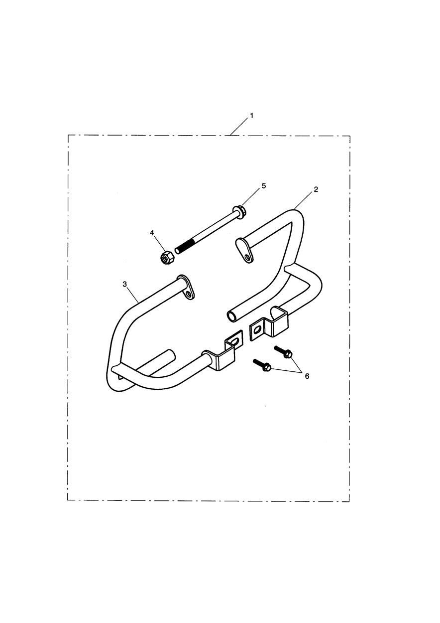 KIT DE BARRE DE PROTECTION CHROME POUR SCRAMBLER 2006
