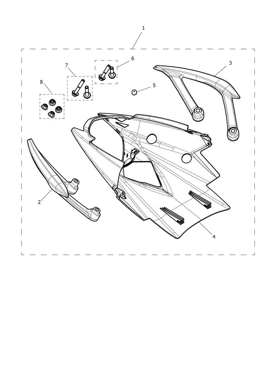 KIT DE RAILS DE SAISIE POUR STREET TRIPLE MOTO2 TM EDITION 2023