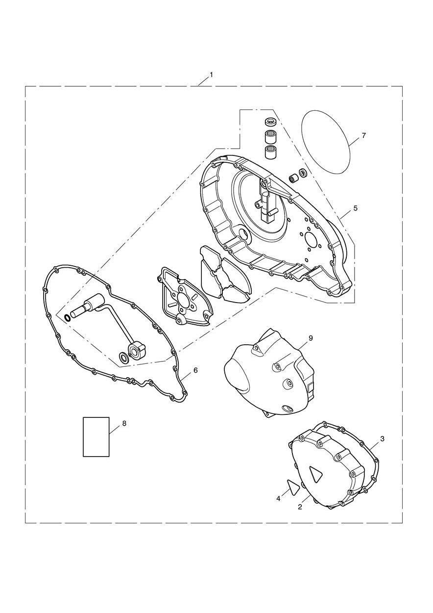 KIT DE CAPUCHONS DE MOTEUR CHROMES POUR SPEEDMASTER 2003