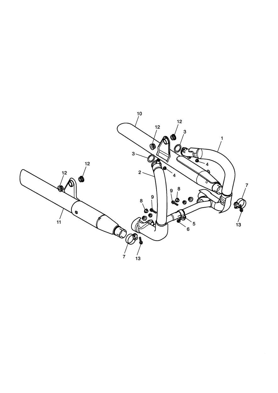 ECHAPPEMENT 281466 F2 279279 F4 POUR SPEEDMASTER 2003