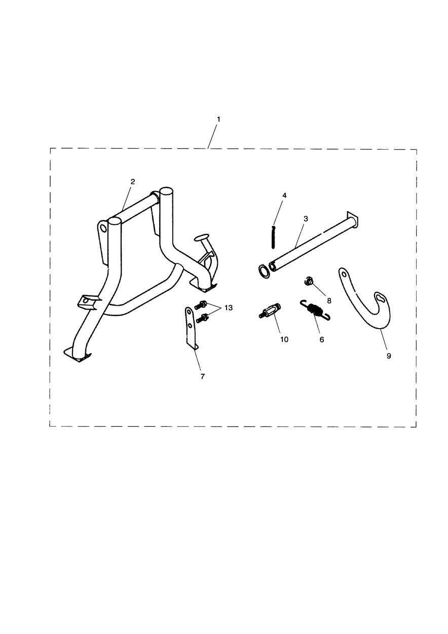 KIT DE BEQUILLE CENTRALE POUR TIGER 1050 ABS SE 2009