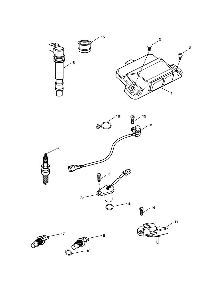 SYSTEME DE GESTION DU MOTEUR POUR SPEED TRIPLE 1050CCM 2005