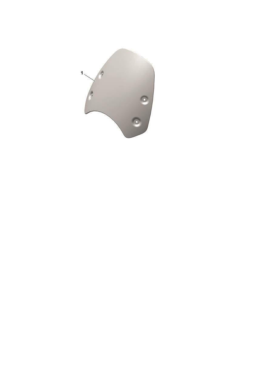 PARE BRISE REVETU POUR SCRAMBLER 400 X 2024